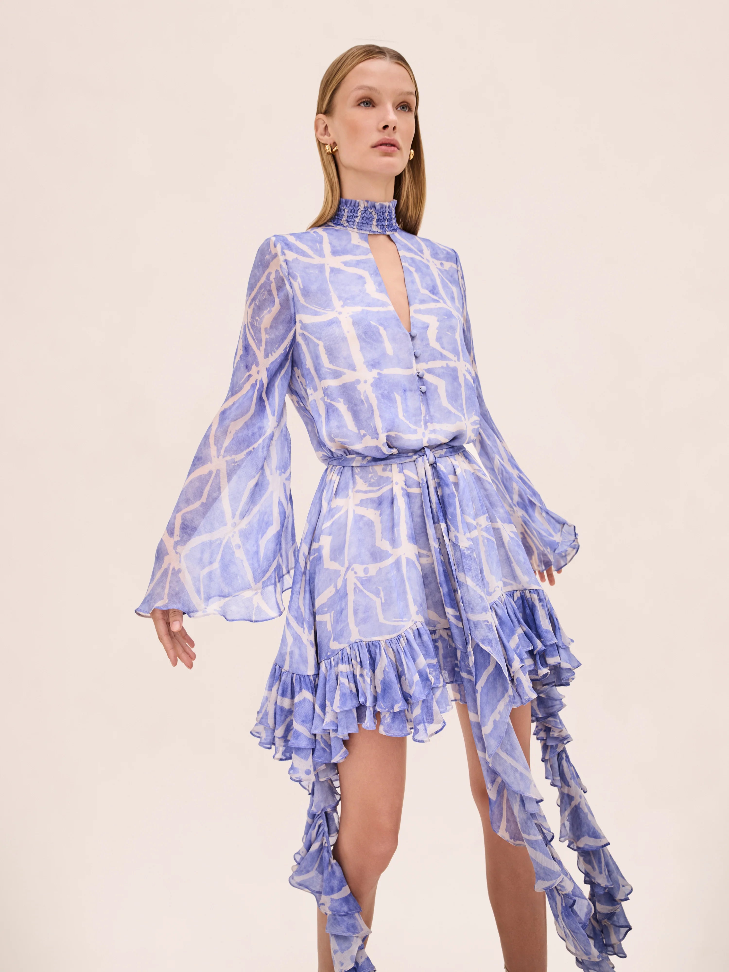 Al0655 Amalia Dress - Arctic Blue