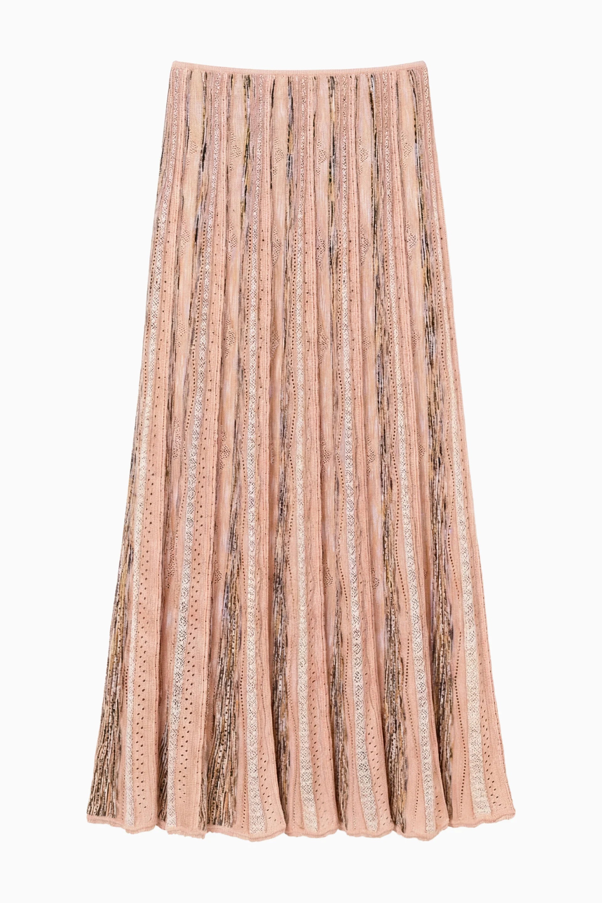 Ul0723 Hibiscus Stripe Skirt