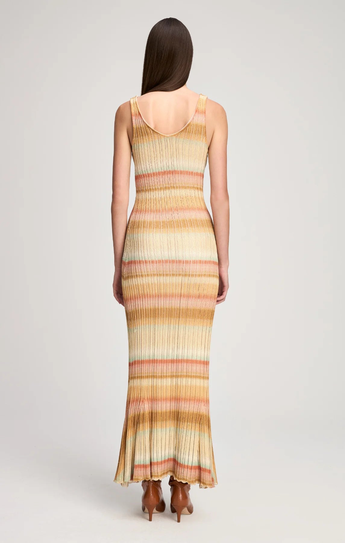 Cizk12441 Space Dyed Maxi Dress
