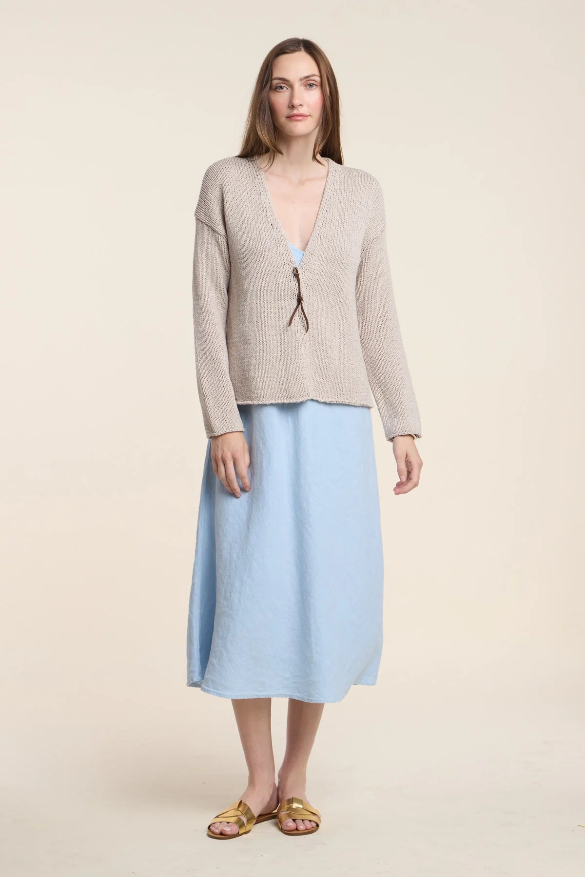 Vequinn Stone Longsleeve Cardi