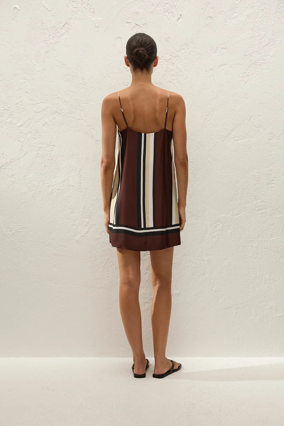 Fa5444 Sinatra Stripe Mini Dress