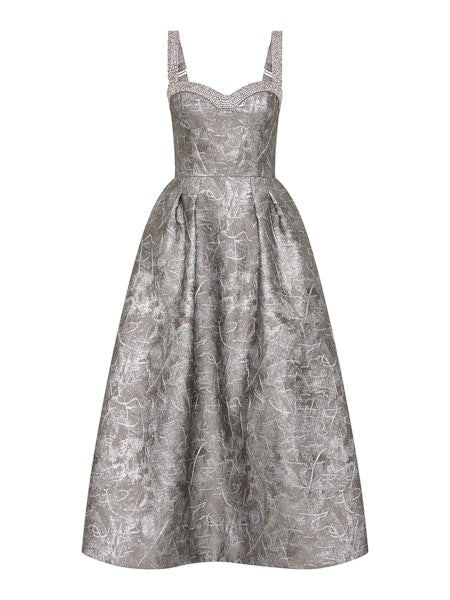 Re1349 Sterling Silver Midi Dress