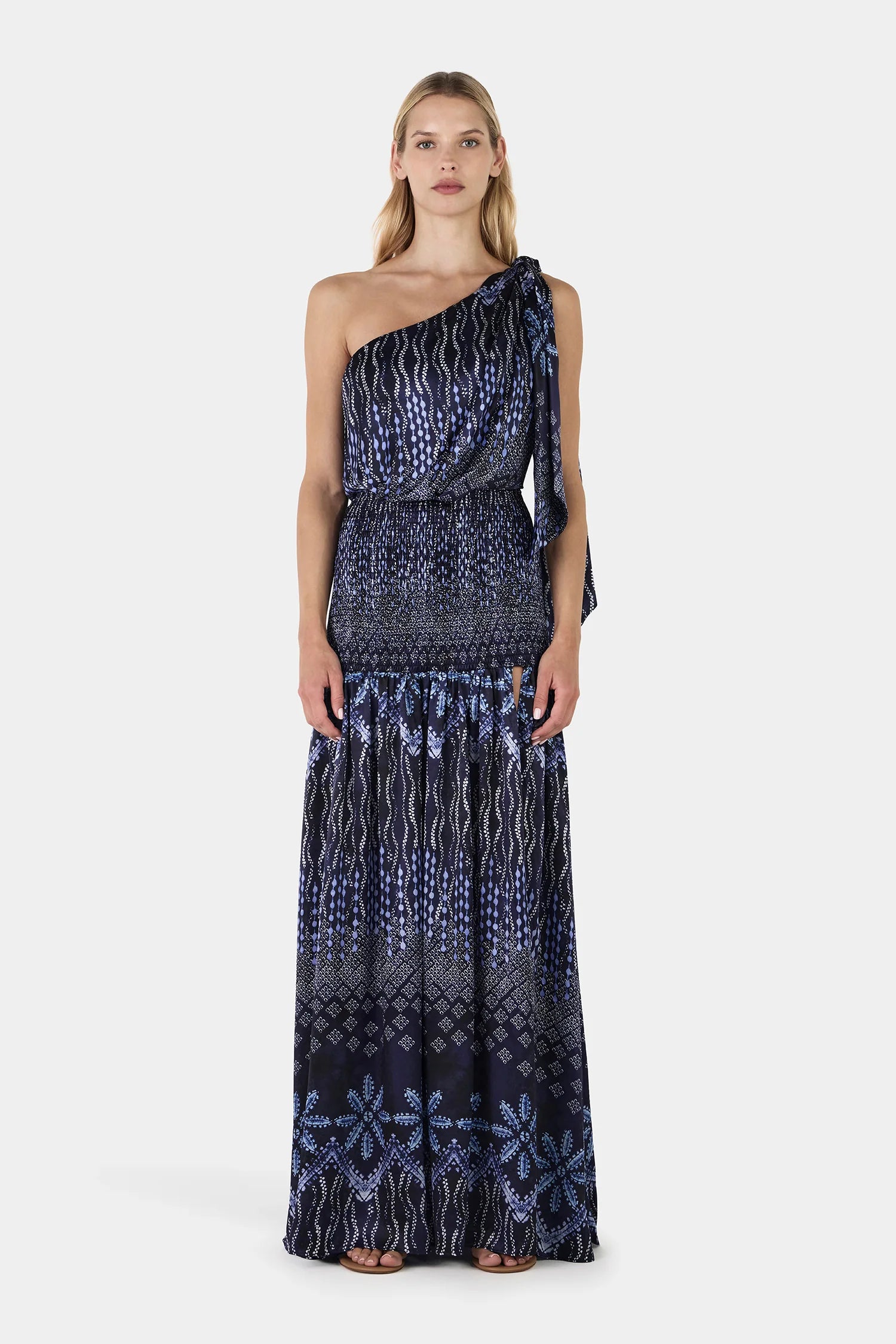 Ha8617 Indigo Drift Maxi Dress