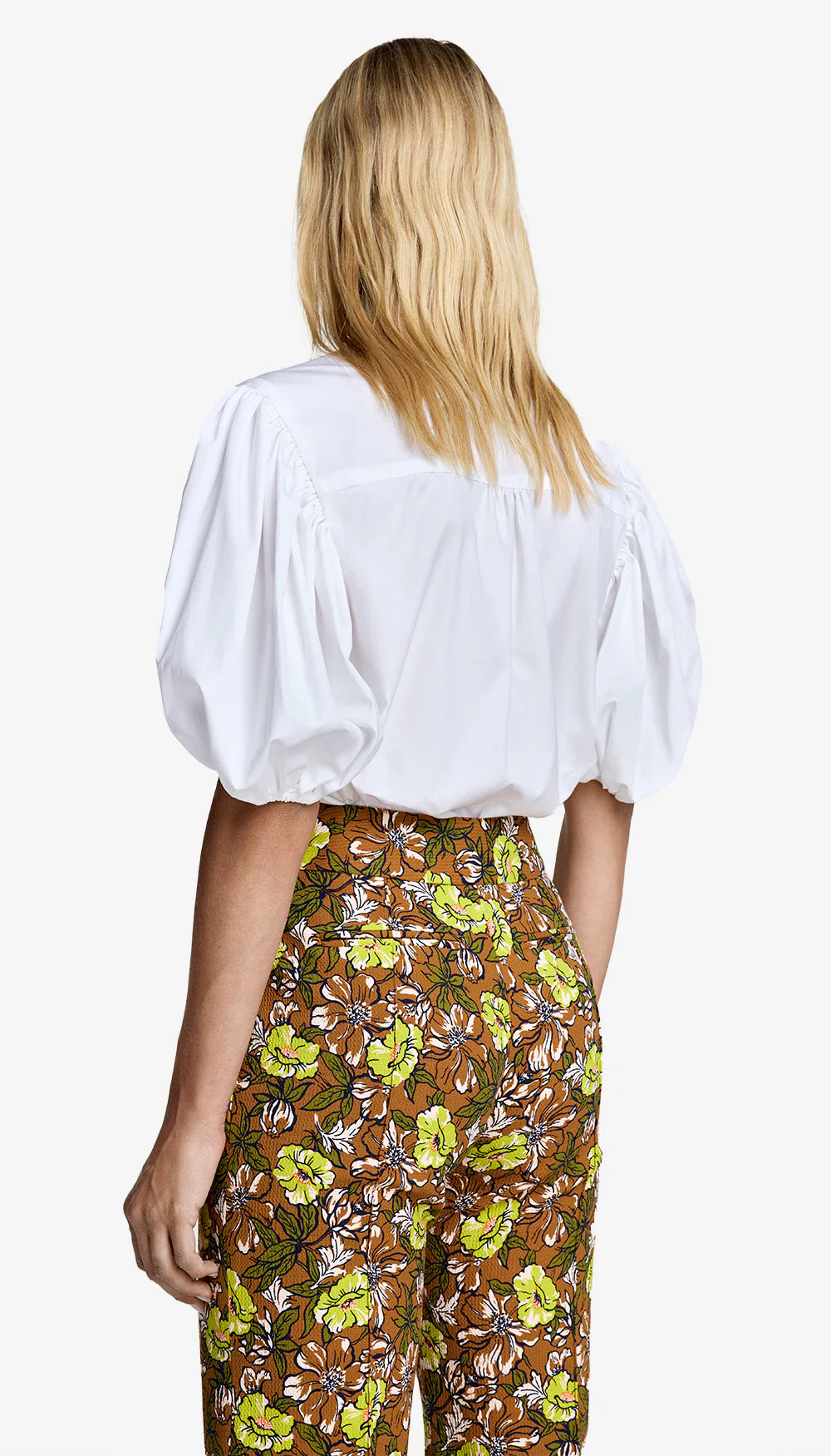 Sm096 Pouf Sleeve Blouse