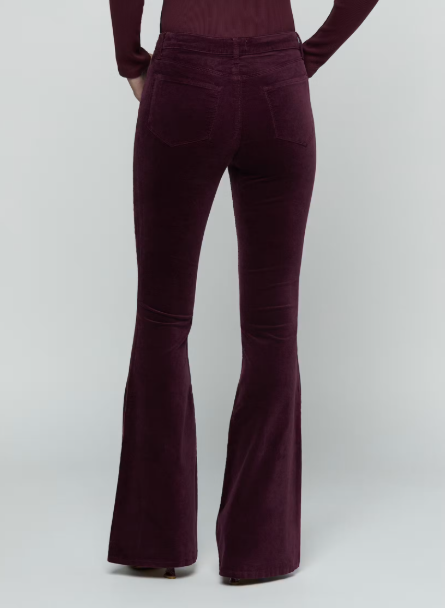 La2707 Marty Flare Pant - Deep Sangria