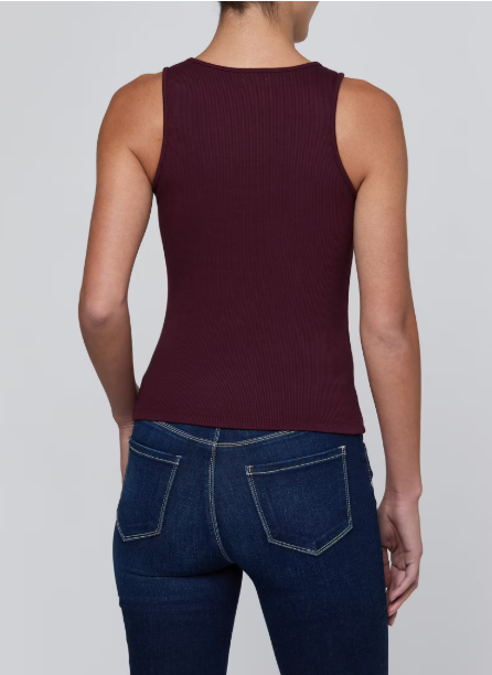 La5788 Scoop Neck Tank - Sangria