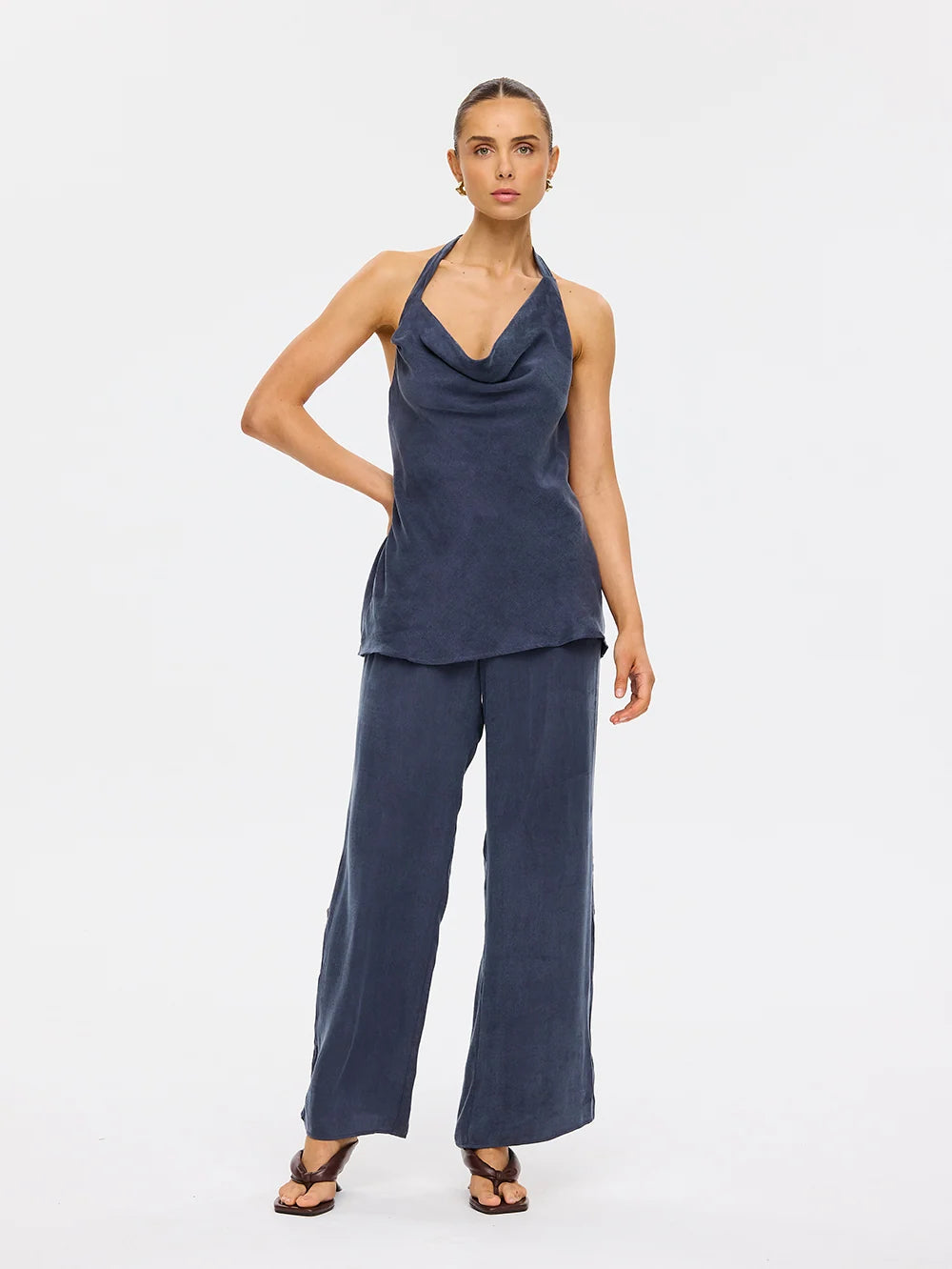 Kip66 Petrol Blue Pants