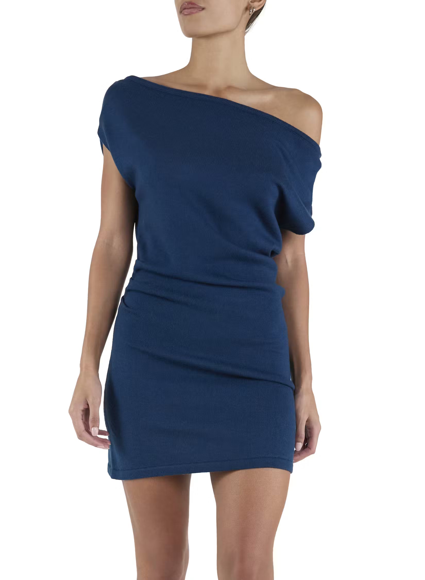 Ra7000 Teal Slouchy Sweater Dress