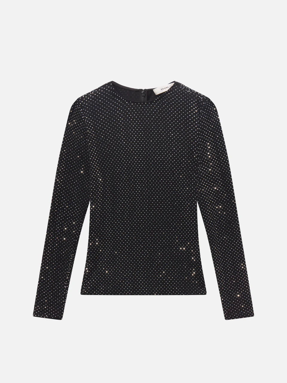 Frjkt012 Rhinestone Jersey Top