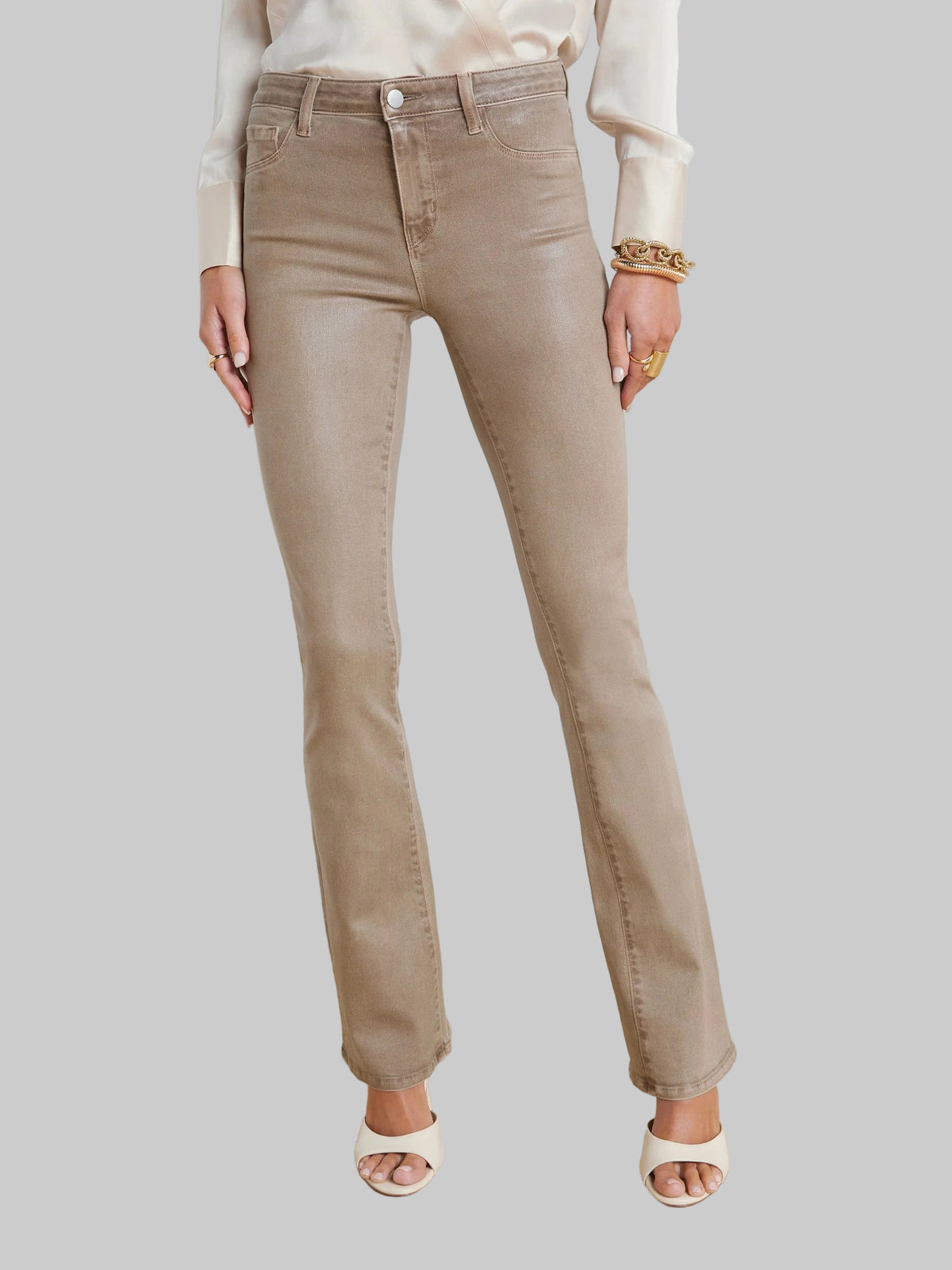 La2700 Selma Slim Bootcut Jean - Almond