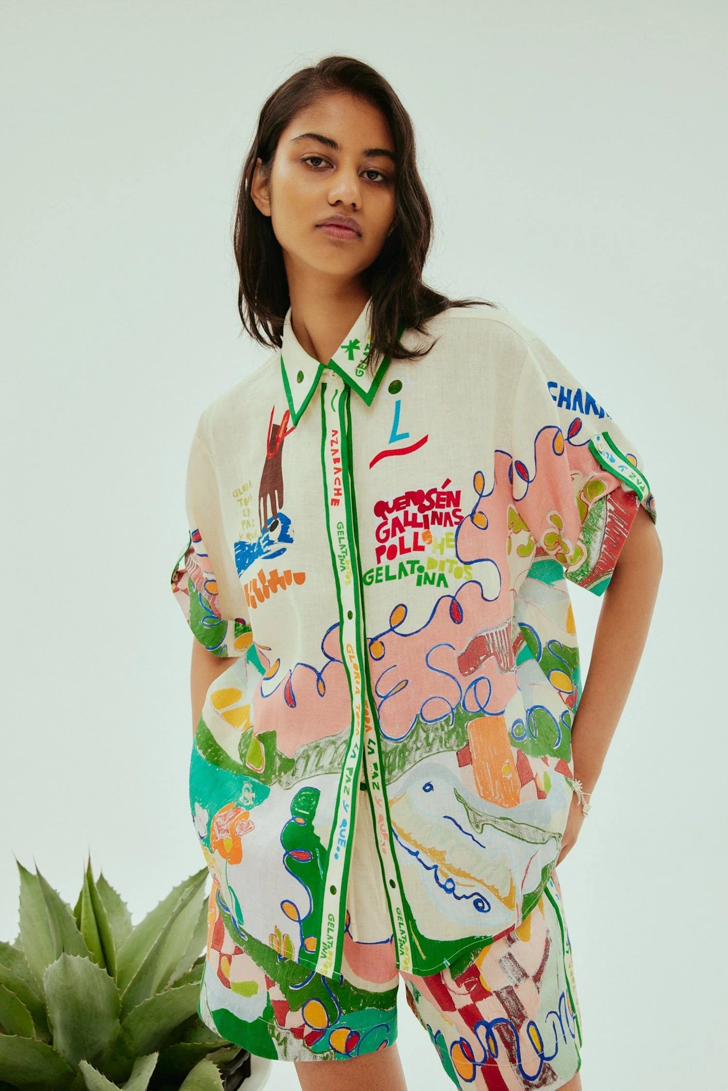 Al4097 Alemais Nadia Tropical Short