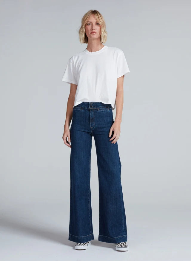 Asw1236 Brighton Wide Leg - Dark Stone