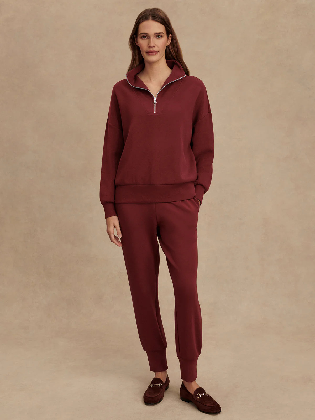 Set - Maroon Jogger Set