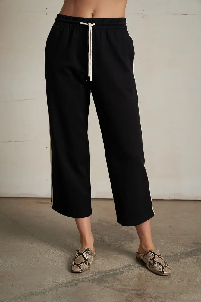 Peb113 Black Pureform Stripe Track Pant