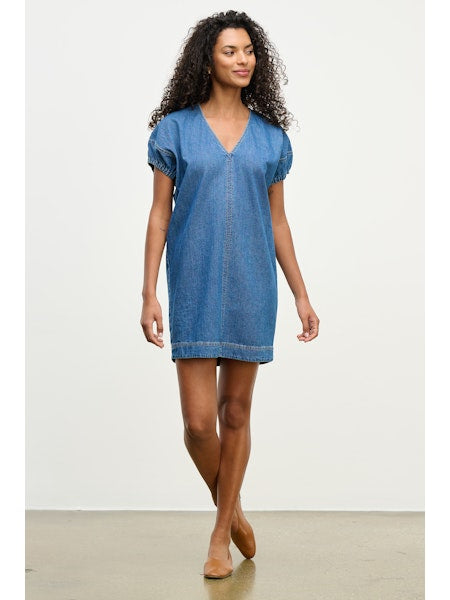 Veaurora Denim Shift Dress