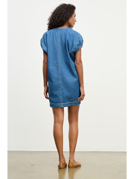 Veaurora Denim Shift Dress