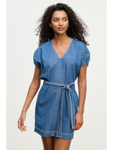 Veaurora Denim Shift Dress