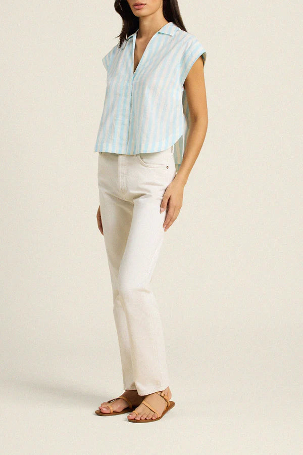 Tr1573 Isla Stripe Top