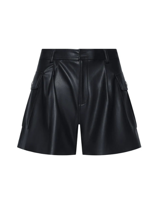 La2010 Black Cargo Shorts