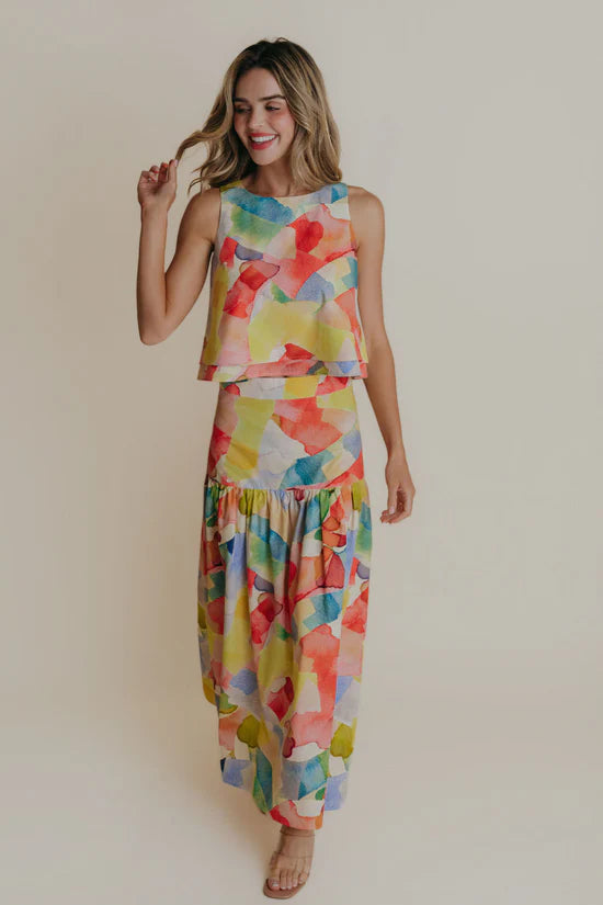 Lalrs06 Watercolor Skirt