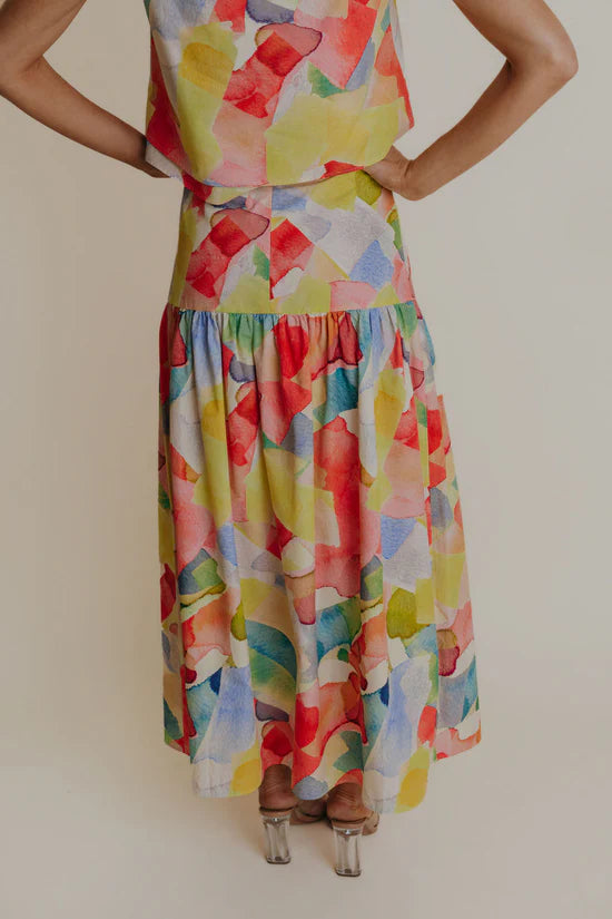 Lalrs06 Watercolor Skirt