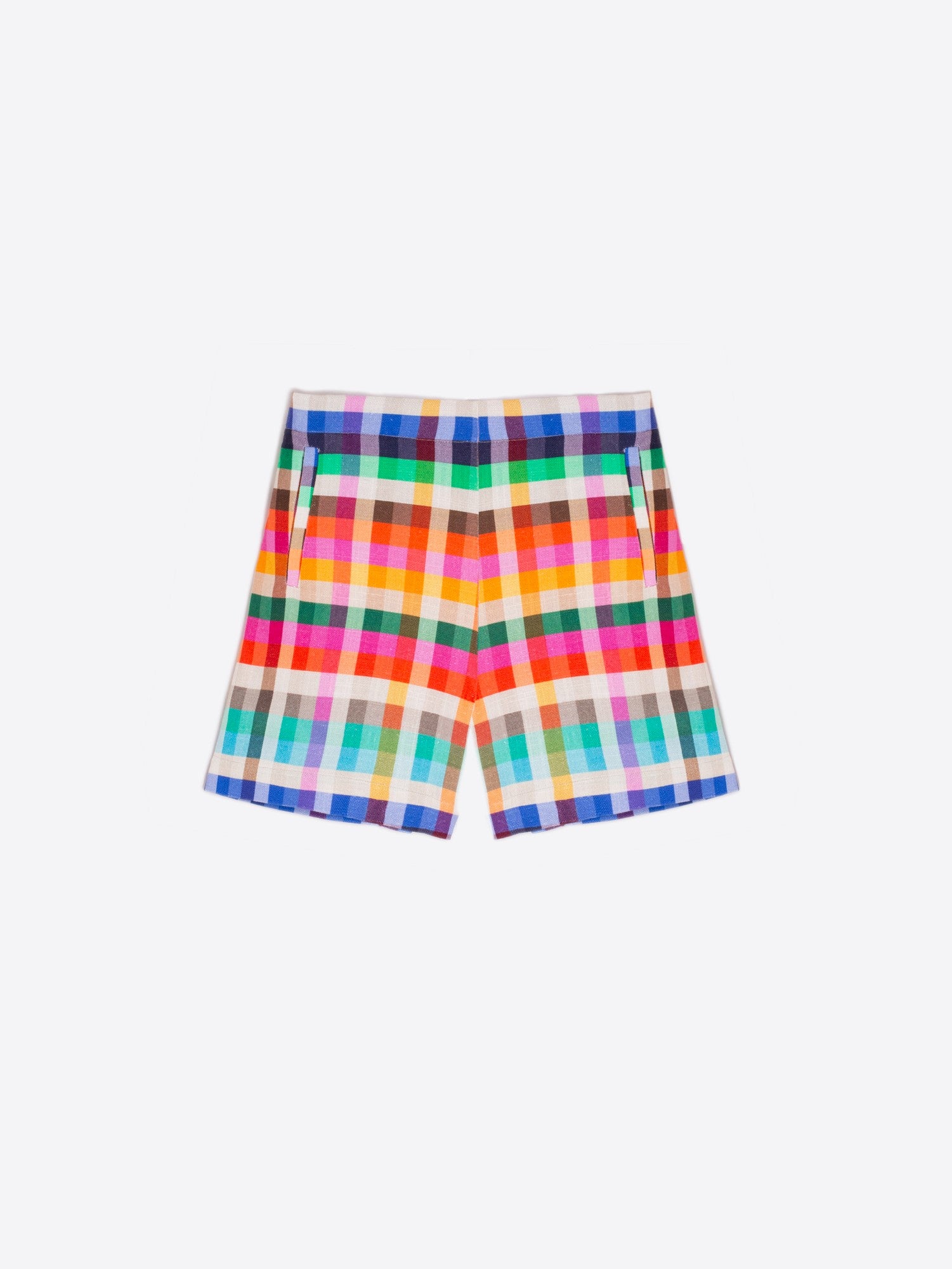 Vi32148 Madras Multi Shorts