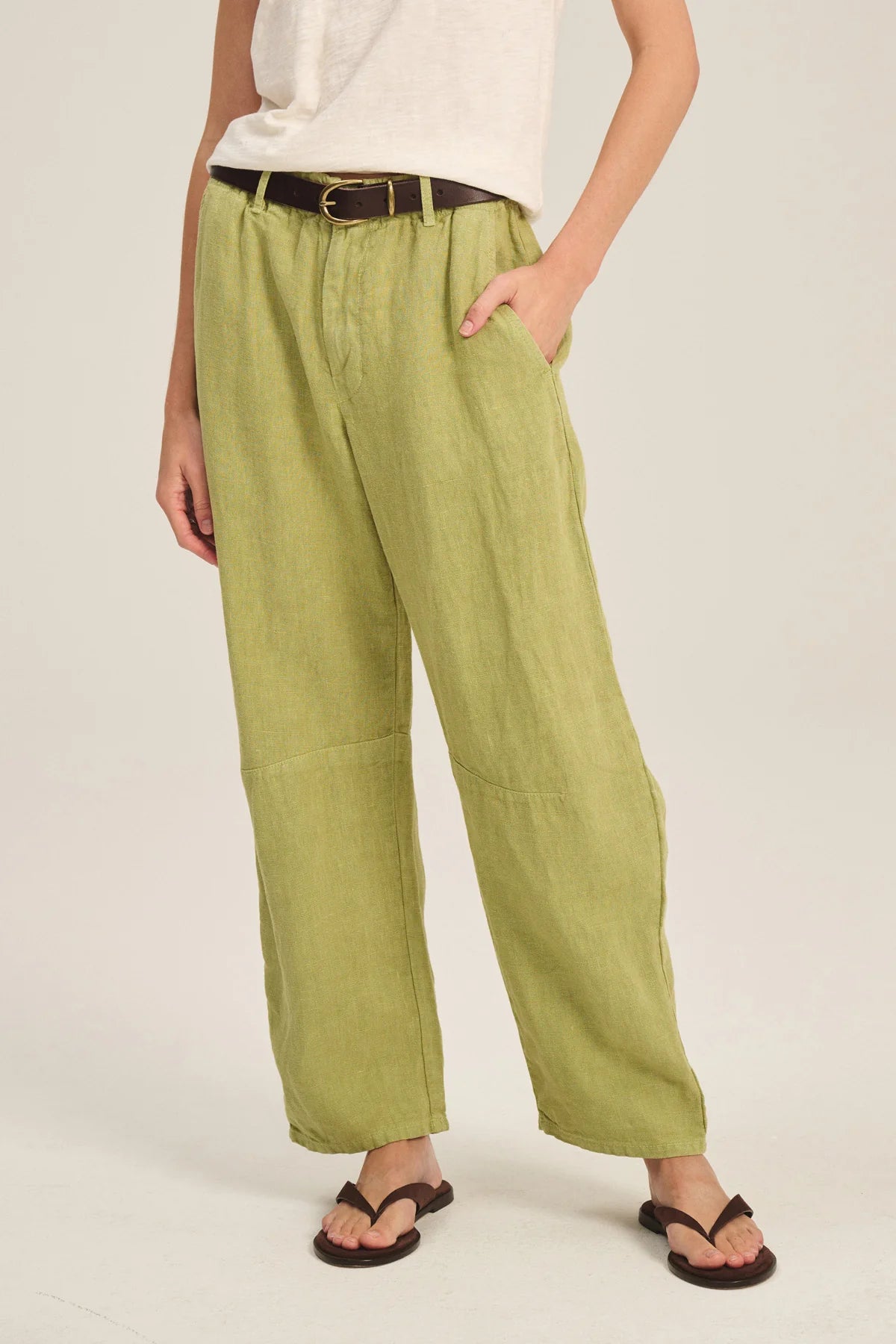 Vetaylor Moss Linen Pants