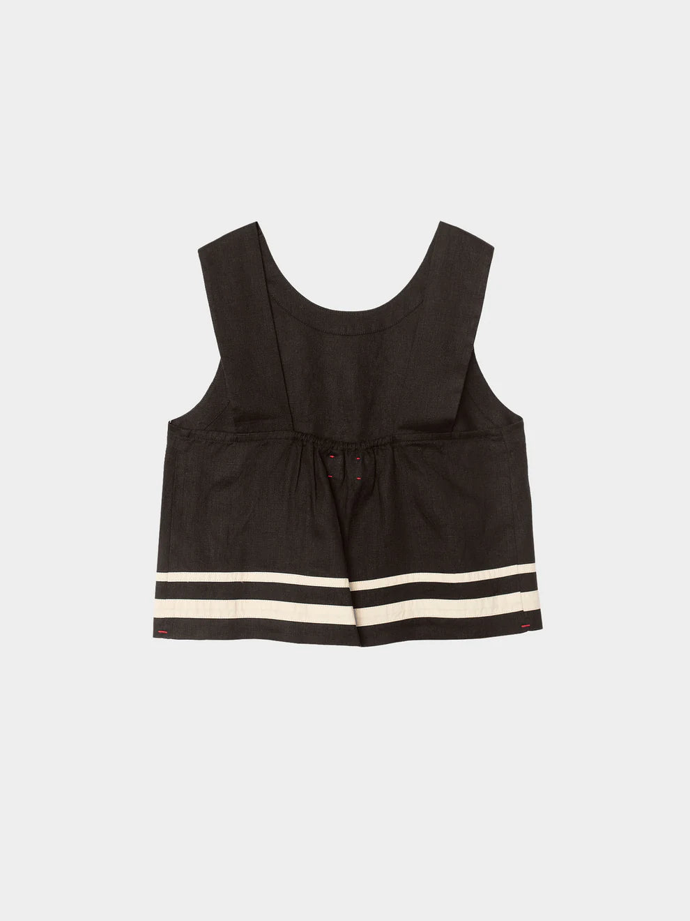 Xil049 Stripe Linen Tank