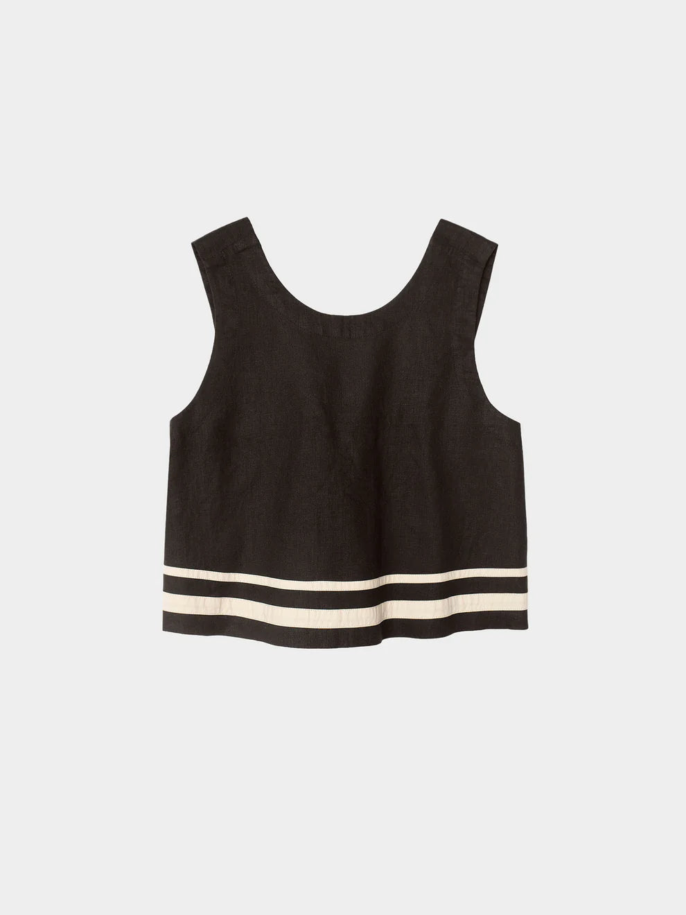 Xil049 Stripe Linen Tank