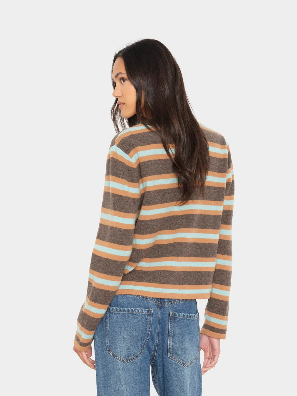 Xix046 Mint Stripe Sweater