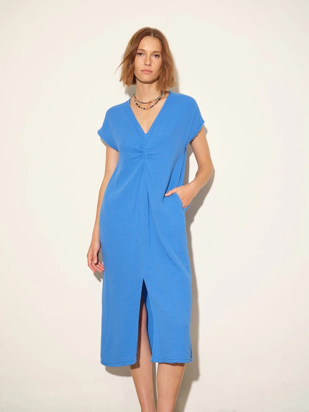 Xixchg004 Xirena Deep Wave Midi Dress