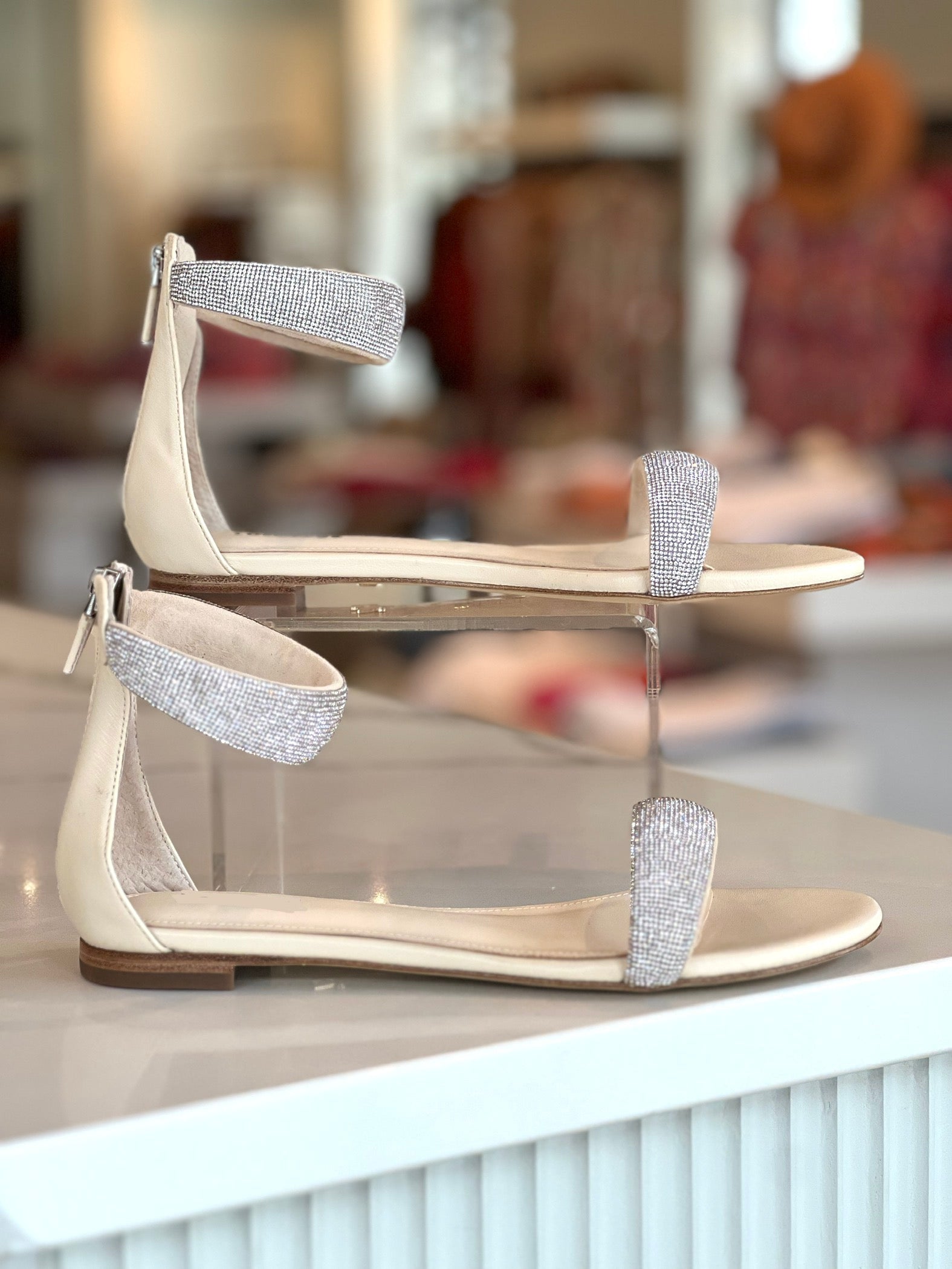Lo152z14bk Lolacruz Shimmer Sandal