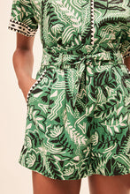 Load image into Gallery viewer, Subanny Green Tropical Shorts
