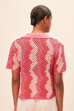 Load image into Gallery viewer, Superisol Crochet Polo Top
