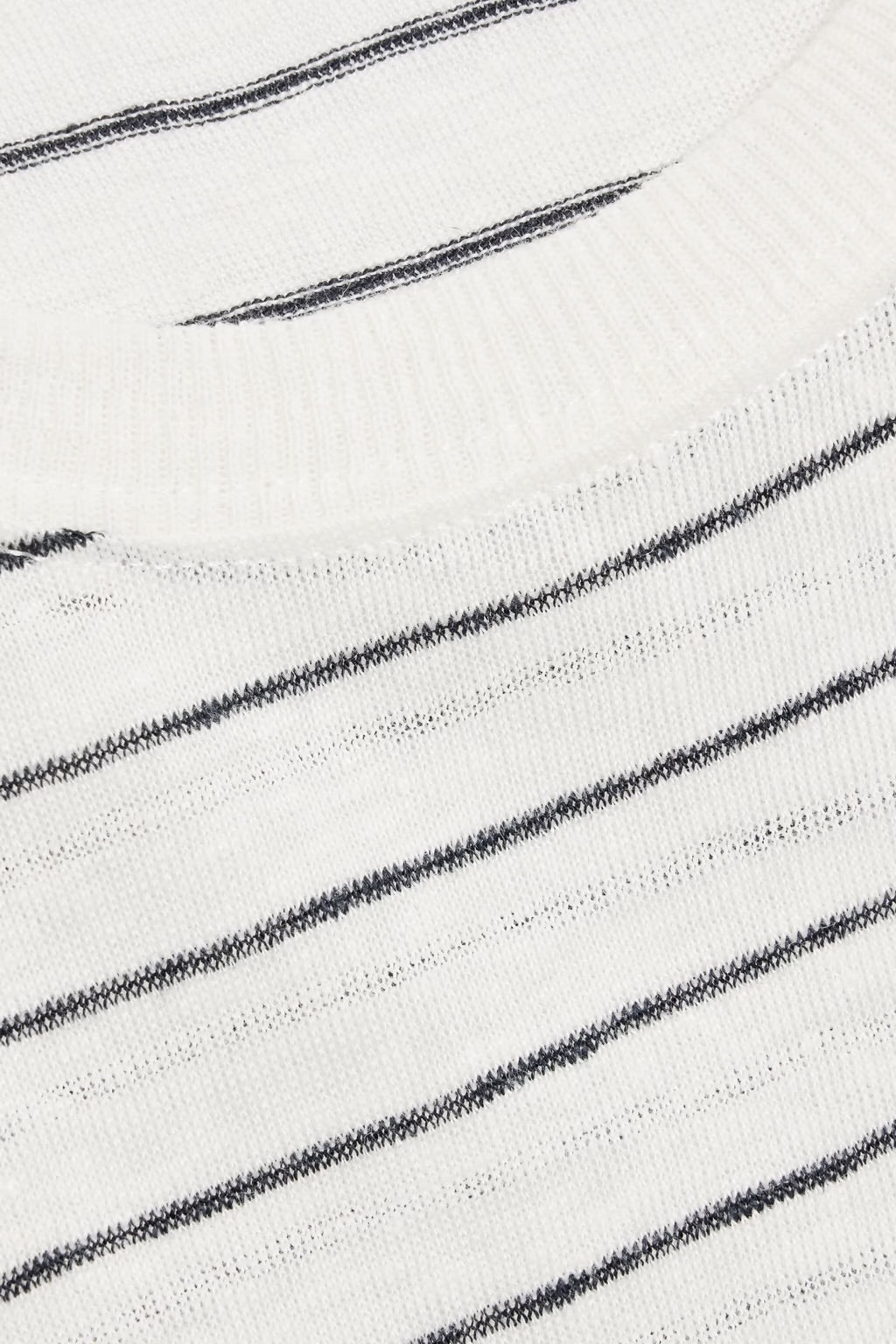 Frjte008 Stripe Linen Tshirt