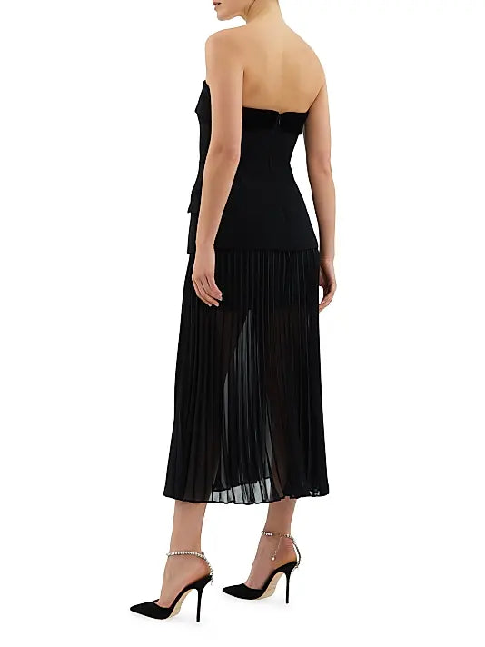 Re1871 Celia Strapless Midi Dress