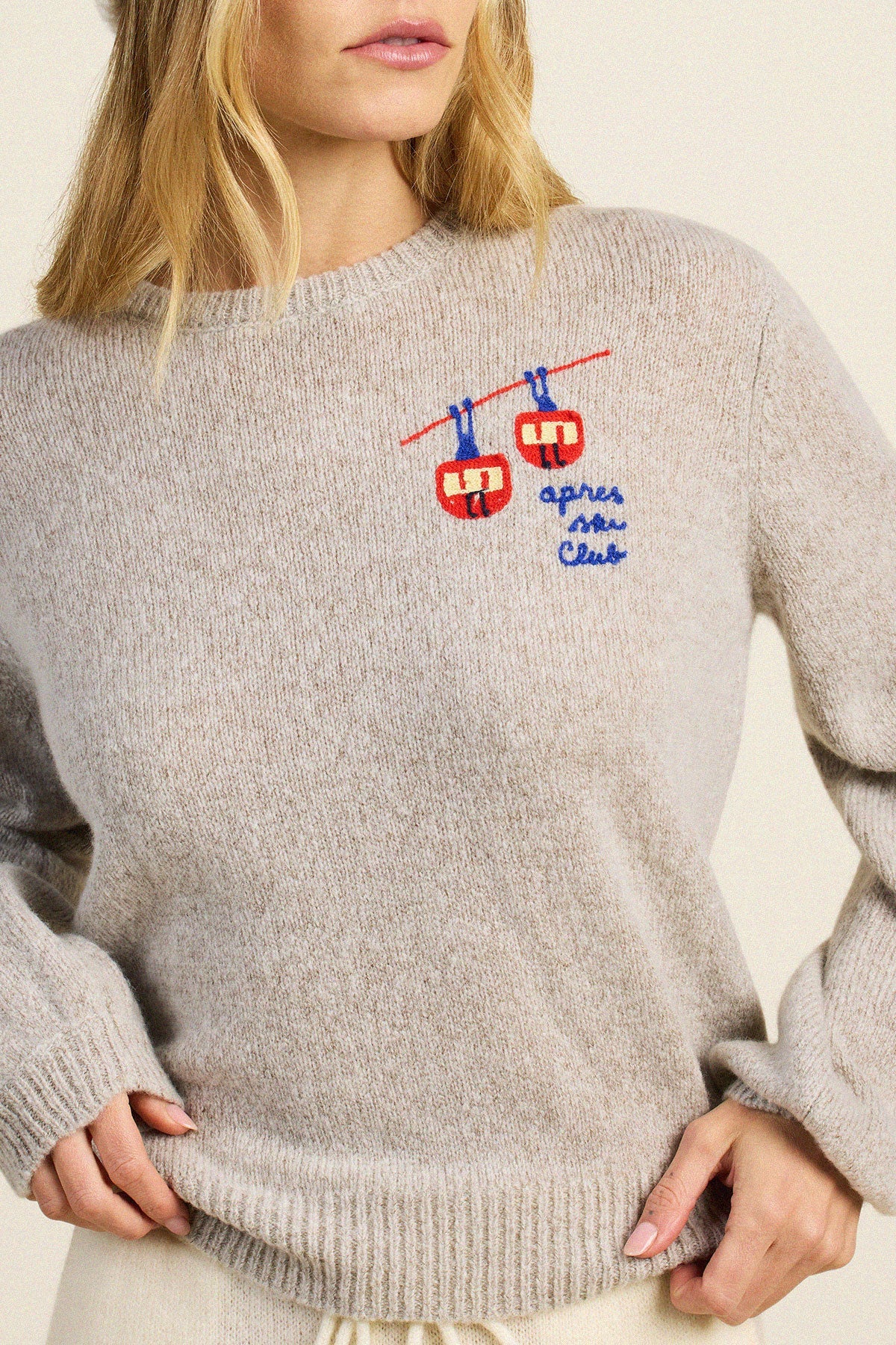Trw1634 Apres Ski Sweater - Grey