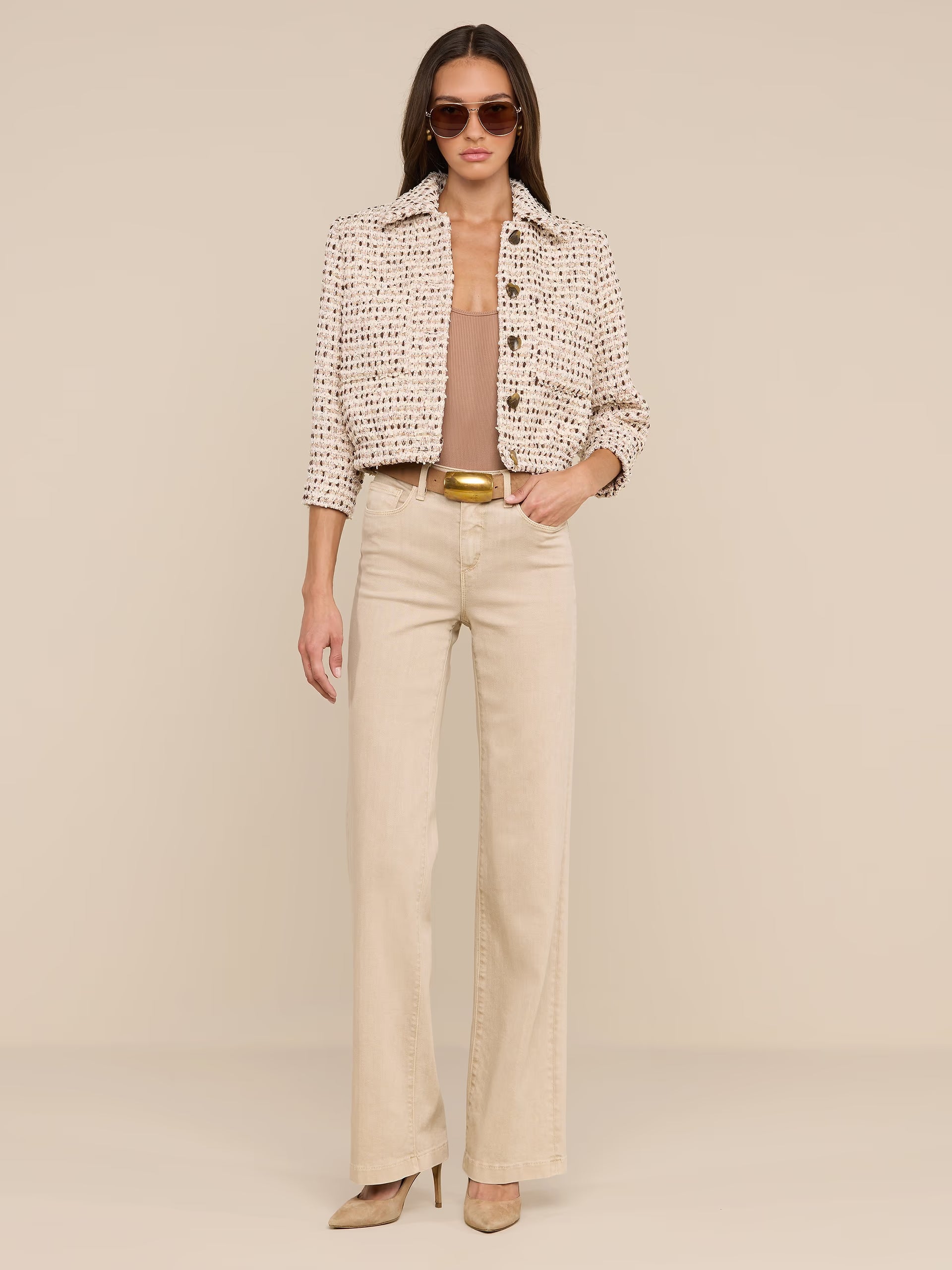 La1884 Cropped Tweed Jacket