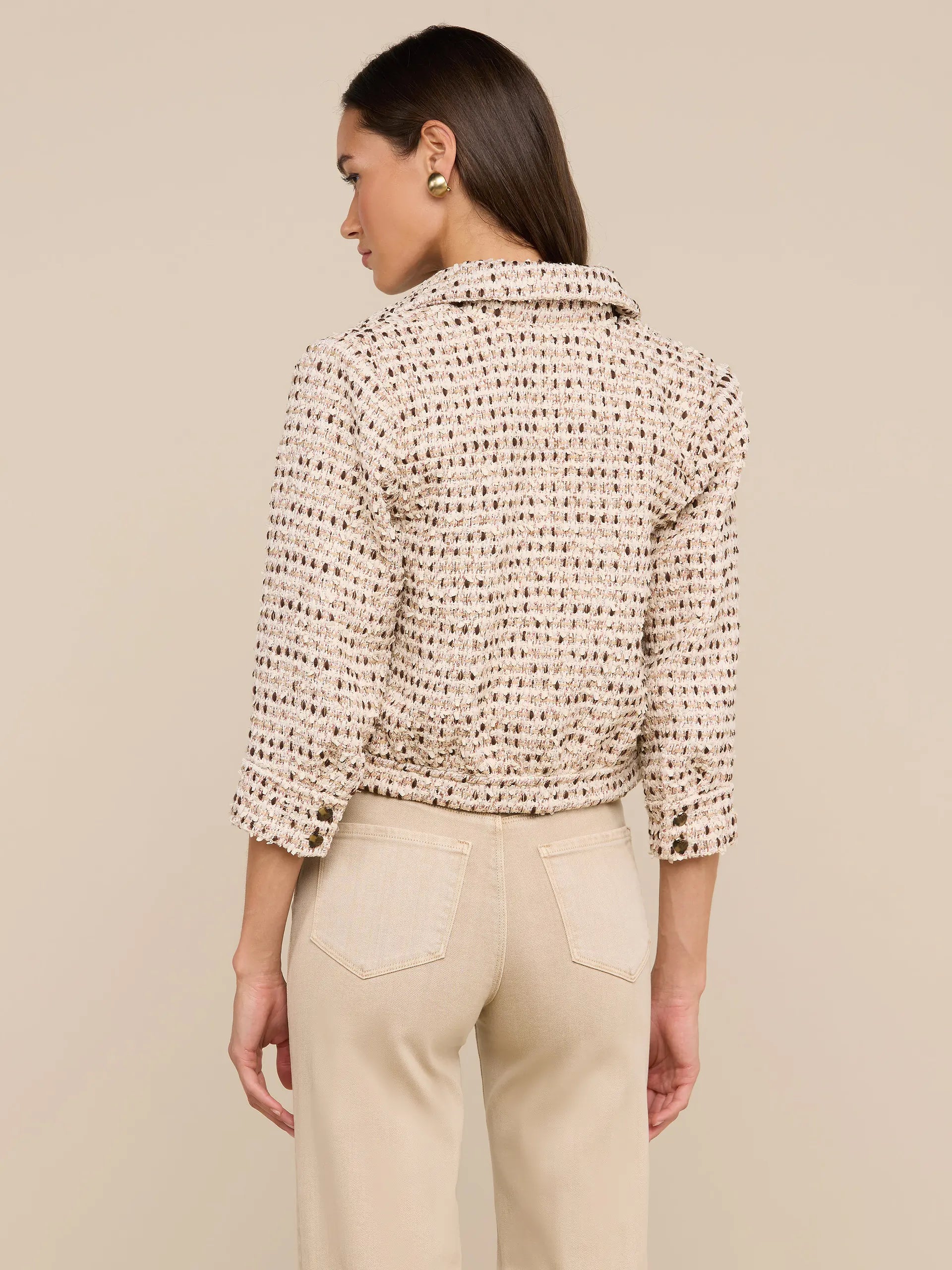 La1884 Cropped Tweed Jacket