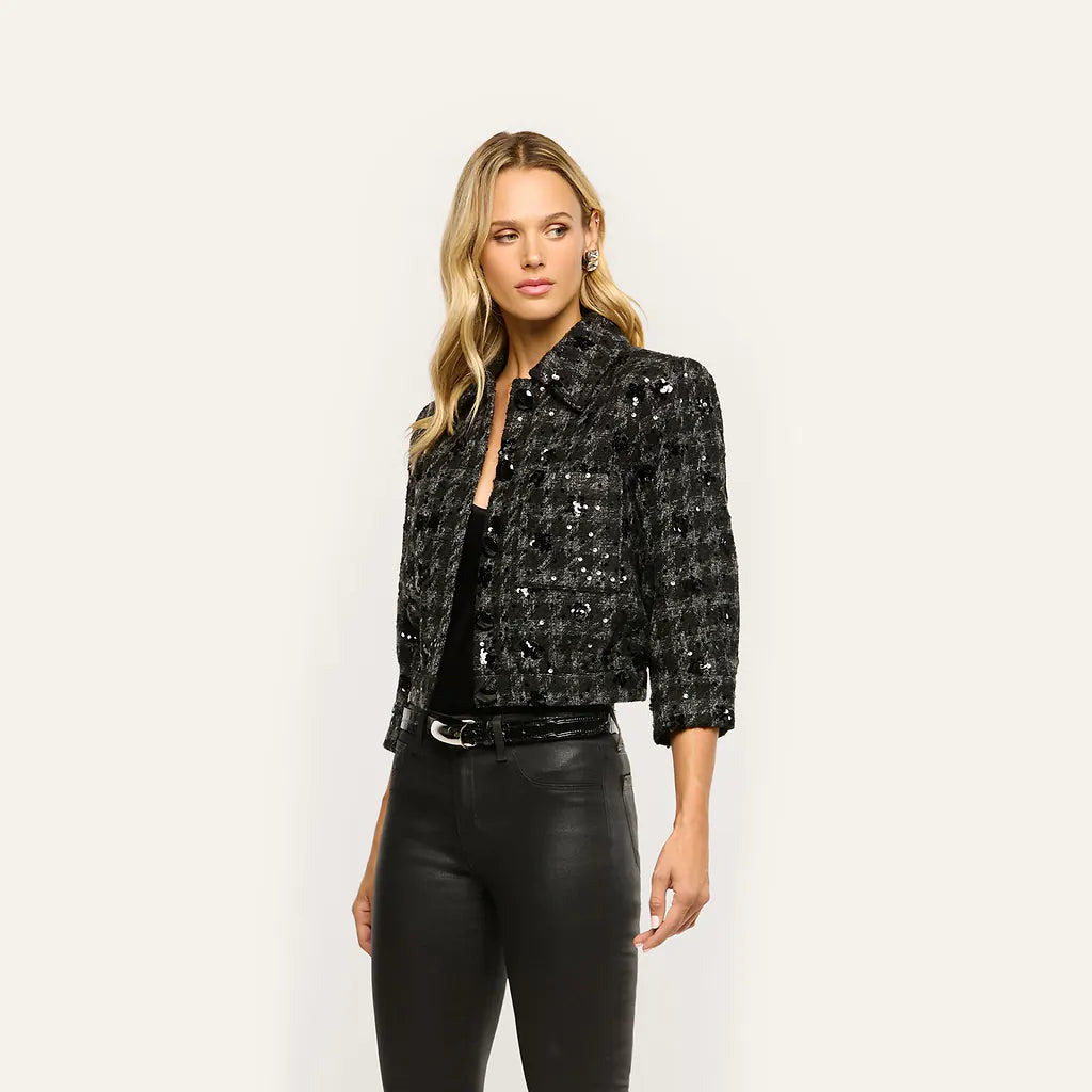 La1884 Black Sequin Jacket