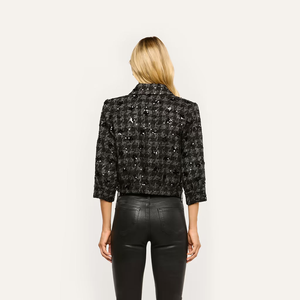 La1884 Black Sequin Jacket