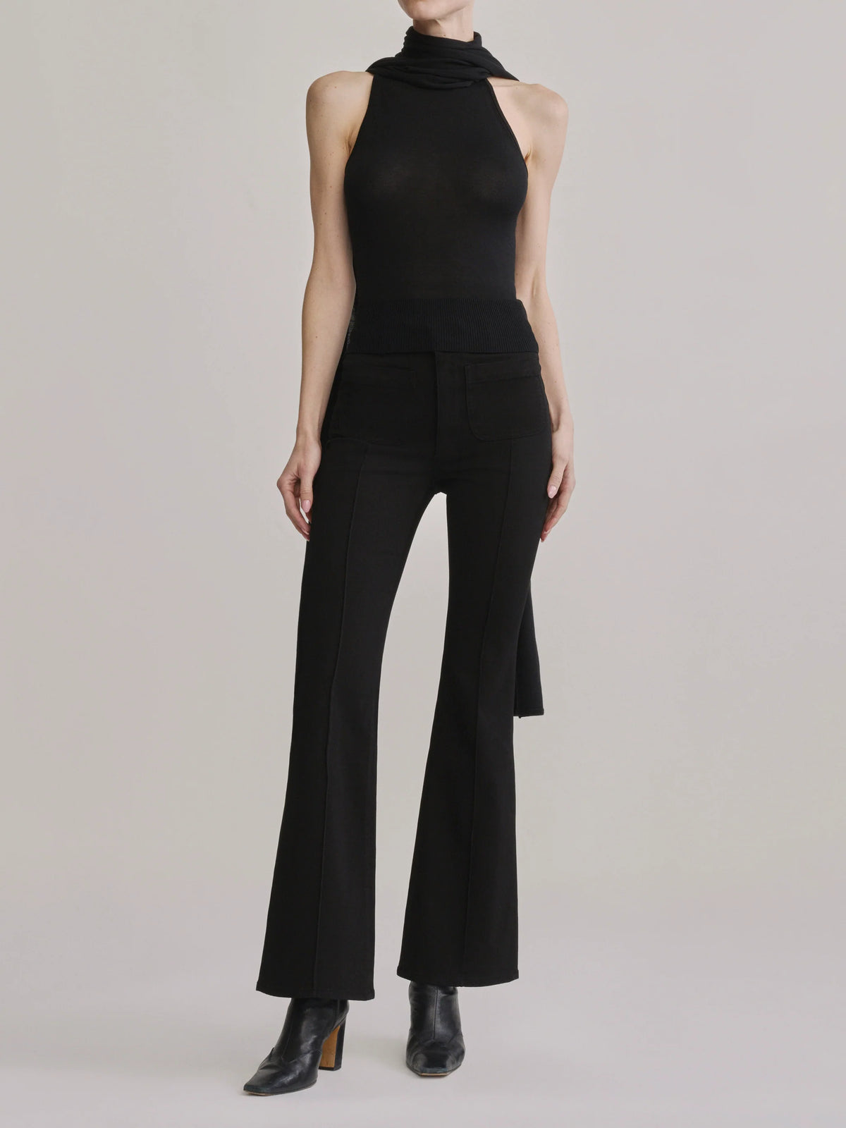 Dl14466 Bridget Bootcut - Black Pintuck