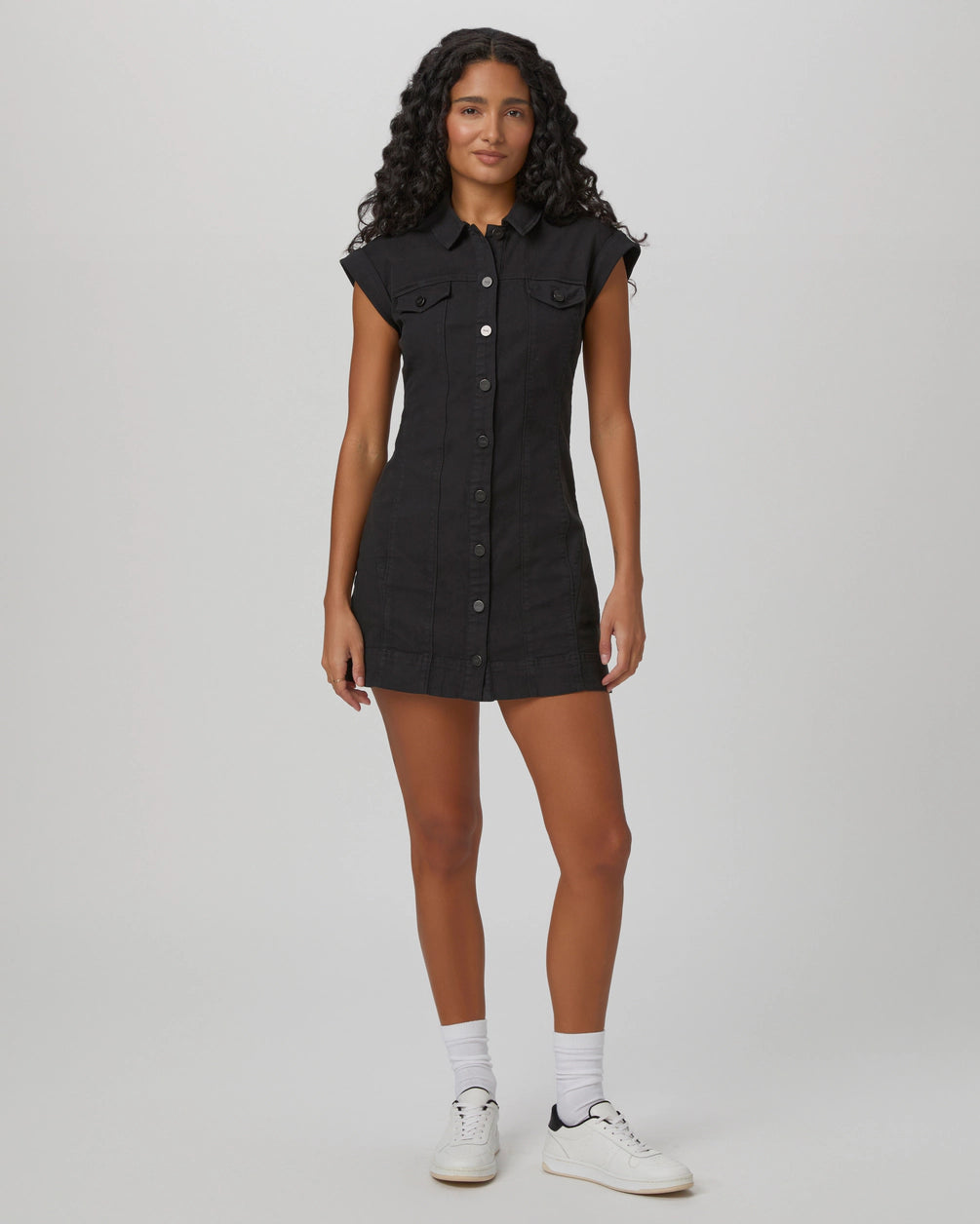 Pam83 Black Denim Dress