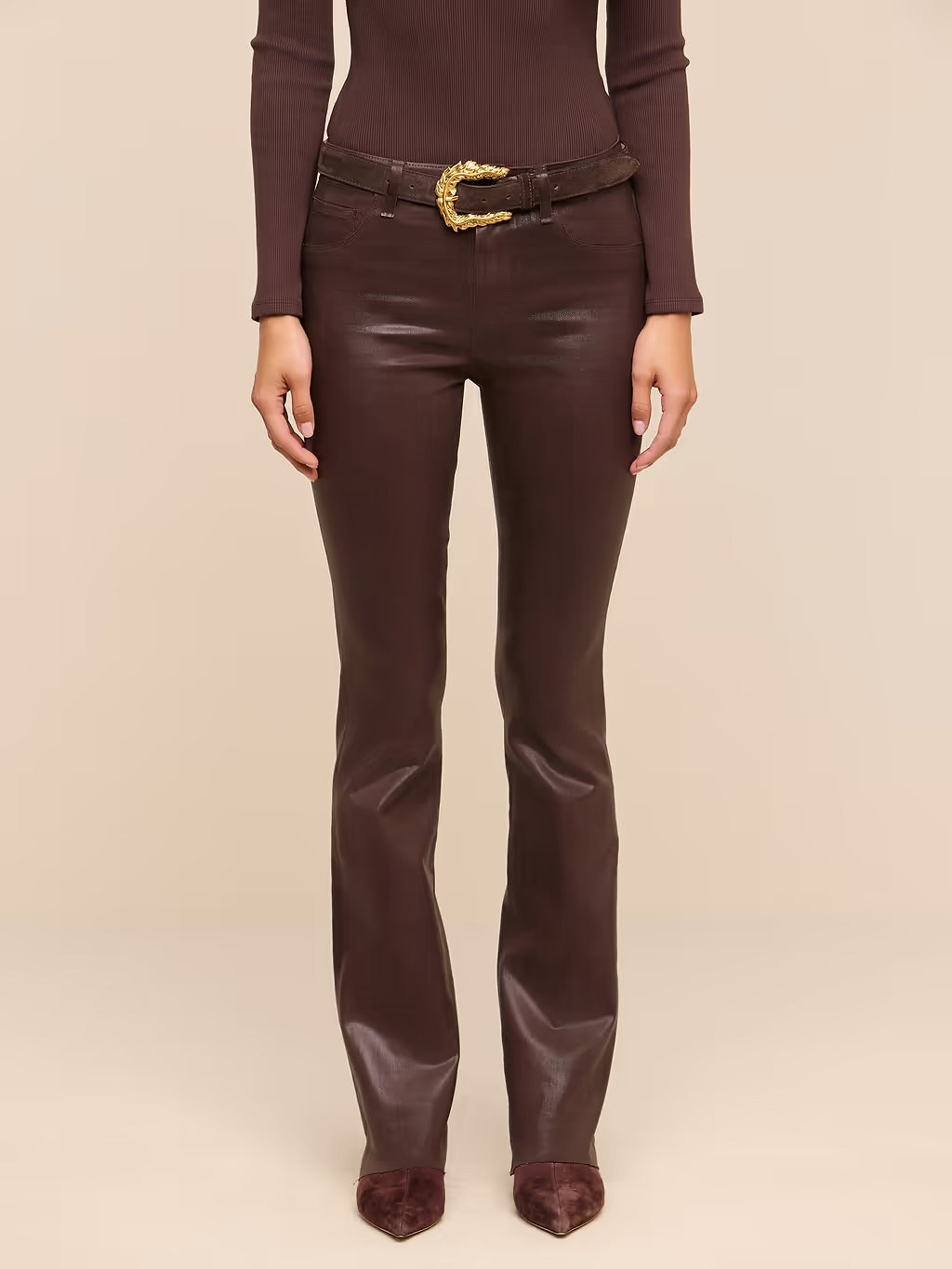 La2649 Ruth Straight Leg - Dark Java Coated