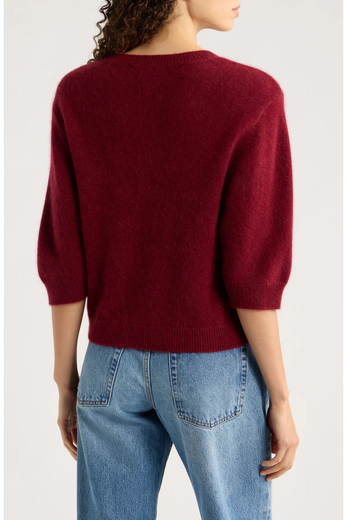 Frsw056 Deep Garnet Chalet Sweater