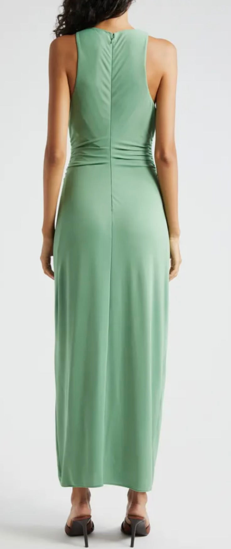 Cizd25722741 Sage Green Midi Dress