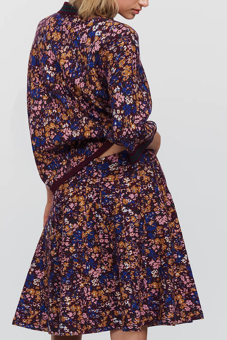 Eskonnie Knit Jacquard Skirt