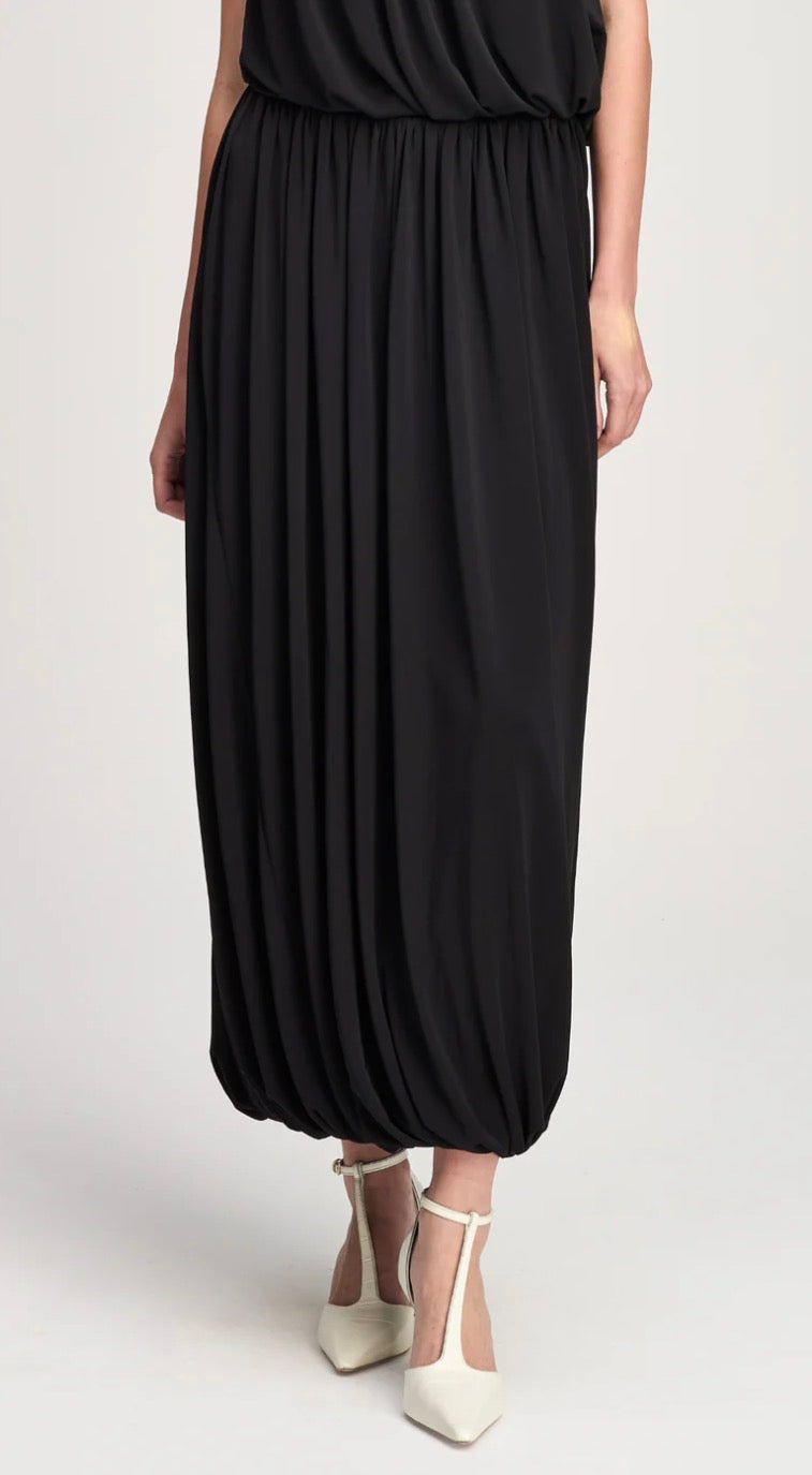 Cizs66127 Draped Midi Skirt