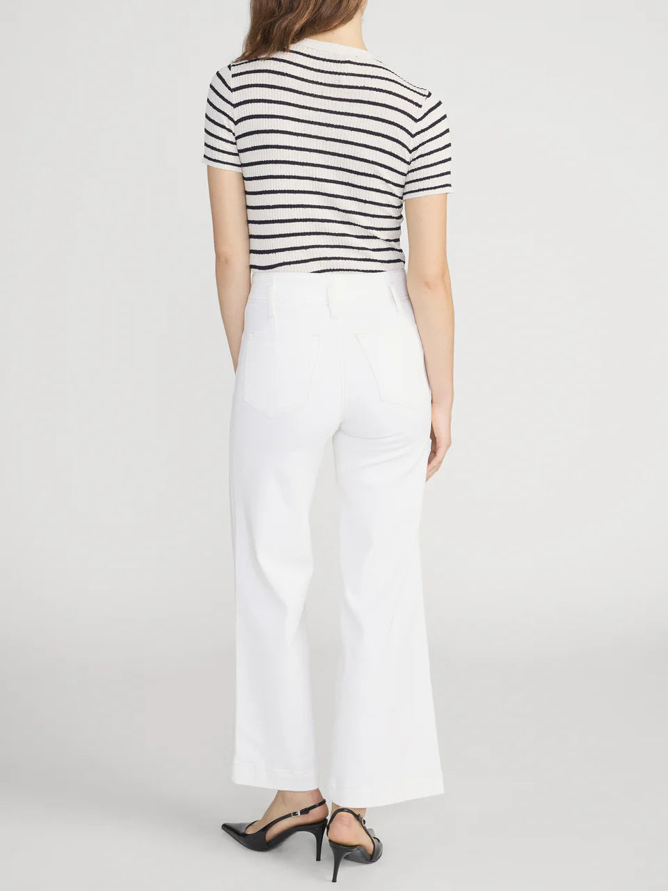 Fr3238 Wide Trouser Crop - Au Natural