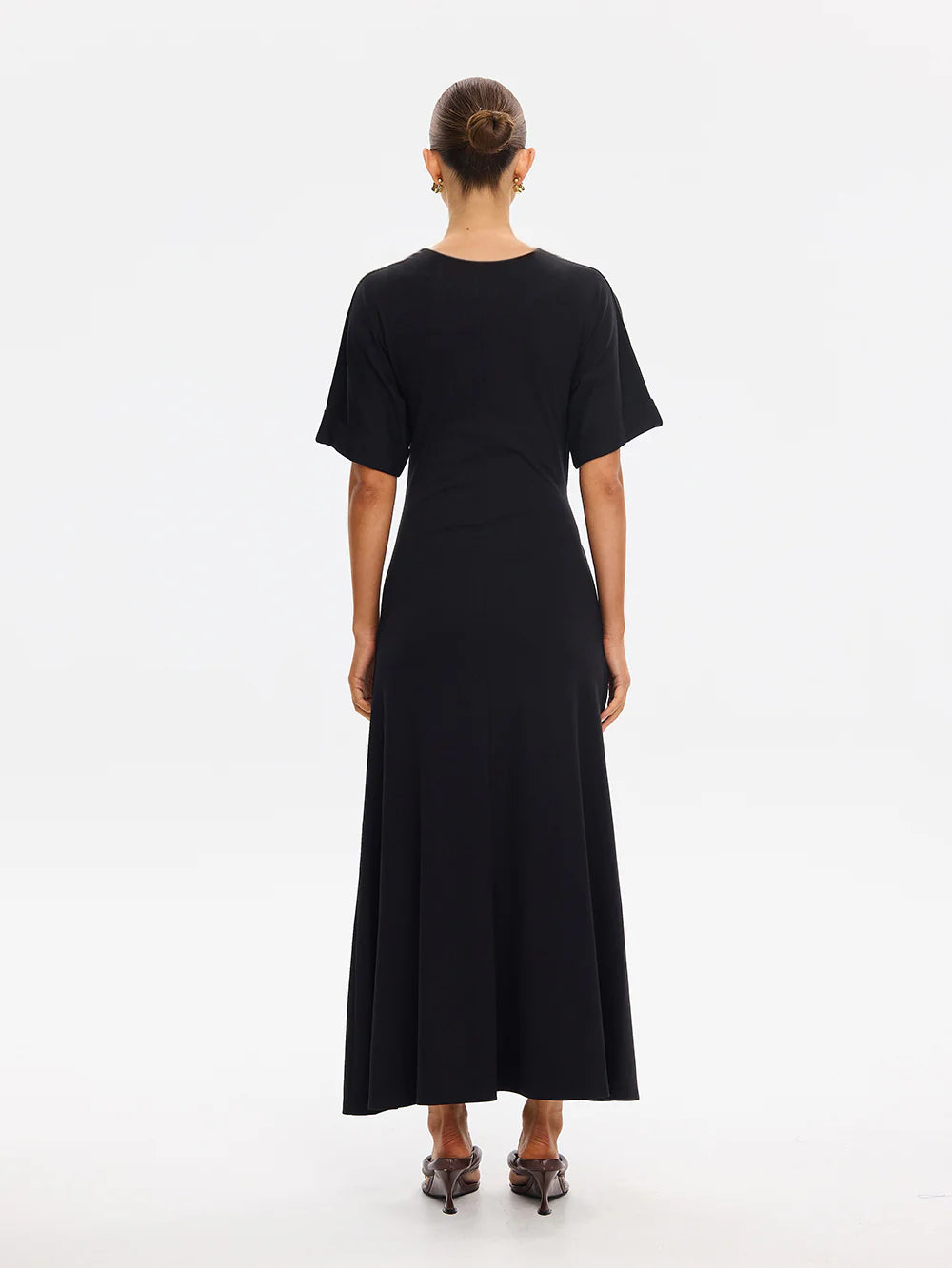 Ki372 Black Maxi Dress